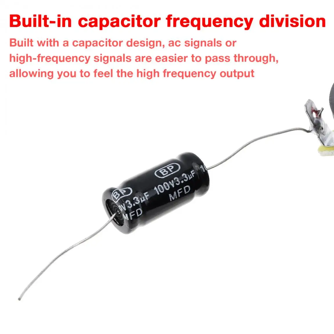 2pcs 4 Inch 150W 4OHM Aluminum Tweeter Speaker with Capacitor for Vehicle Auto Cars Stereo Modified