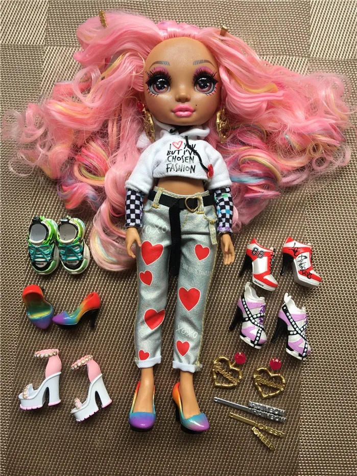 Original Rainbow Doll Accessories Clothes Socks Shoes Boots Earring Hair Pins | Игрушки и хобби
