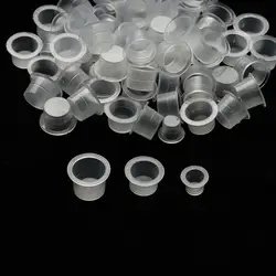 Large Medium Small Container Holder Stand Makeup Disposable Pigment Cup Plastic Cups Tattoo Ink Caps
