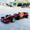 Bburago 1:43 2020 F1 SF1000 Ferrari #5 #16 Simulation alloy super toy car model For  with Steering wheel control front wheel 1
