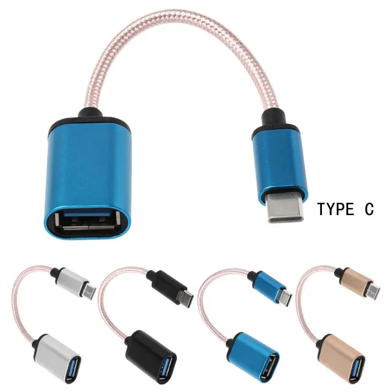 USB 3 1 Type C Male to USB 2 0 Female OTG Data Cable For Samsung 2