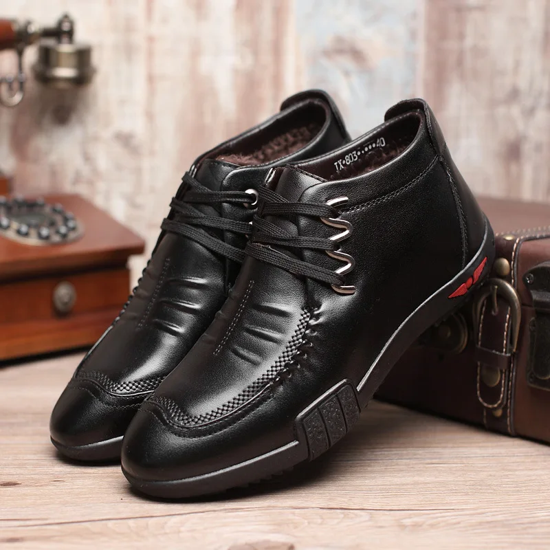 

Men's Fashion Big Size Flat Summer Casual Leather Shoes Men's Shoes