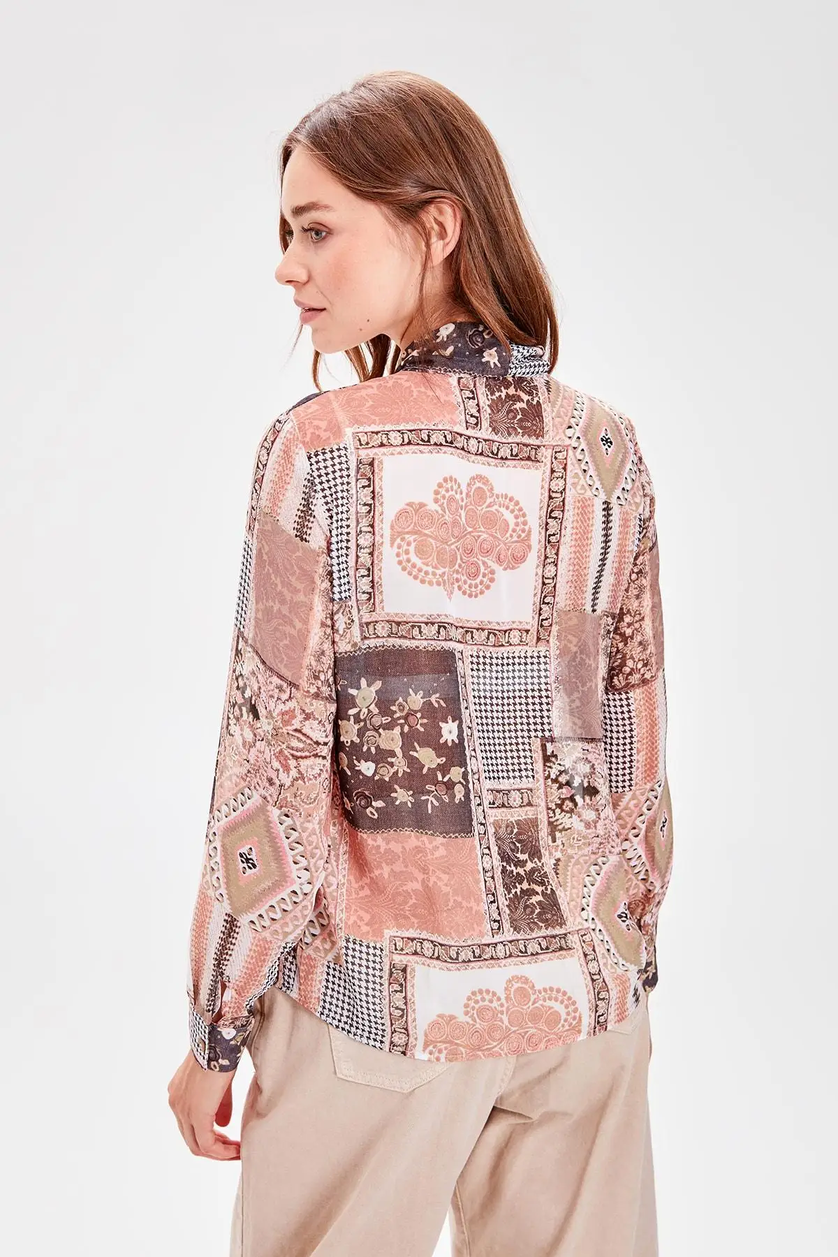 Trendyol рубашка с рисунком плитки TWOAW20GO0184