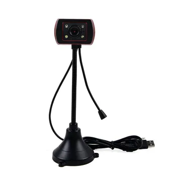 

LED HD Webcam Desktop Computer Video Usb With Microphone Night Vision Camera