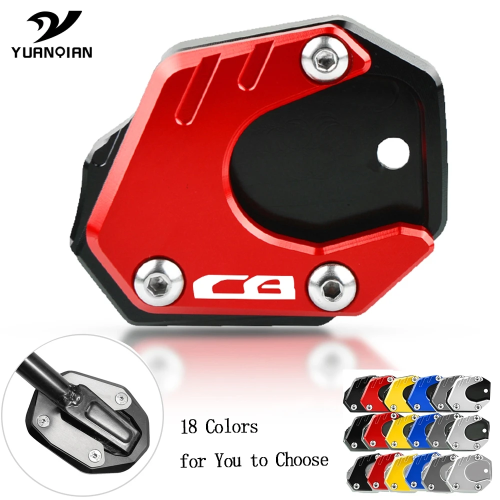 Motorcycle CNC Foot Side Stand Enlarge Extension Pad Support Plate For HONDA CB 650R CB650 R CB650R Neo Sports Cafe 2019-2020 | Автомобили