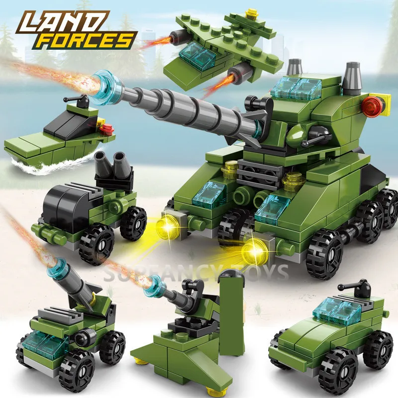 Городской полицейский военный пожарный автомобиль инженерный Playmobil армейские