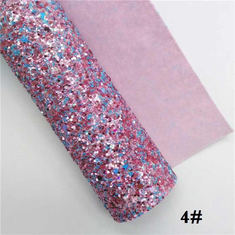 4 Glitterwishcome 21X29 см A4 размер винил для бантов массивная блестящая кожа, блестящая ткань кожаные листы для бантов, GM554A - Цвет: 4