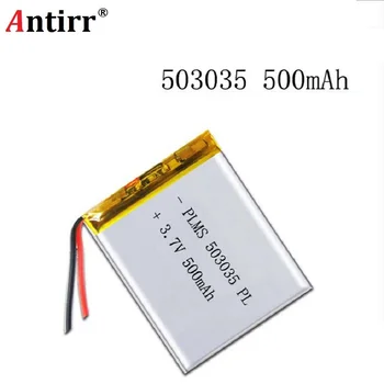 

Free shipping Polymer battery 500 mah 3.7 V 503035 smart home MP3 speakers Li-ion battery for dvr GPS mp3 mp4 cell phone speaker