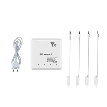 

6 In 1 Charging Hub Rapid Multi Ports With Power Cable Battery Charger Tool USB Remote Controller Camera Drone For Mavic Air 2