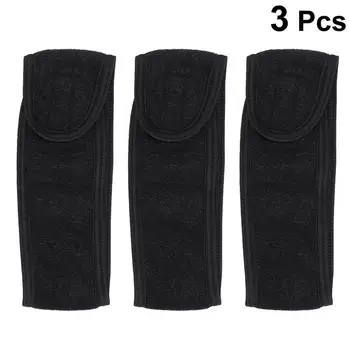 

3Pcs Adjustable Makeup Toweling Hair Wrap Head Band Soft Adjustable Salon SPA Facial Headband Hairband