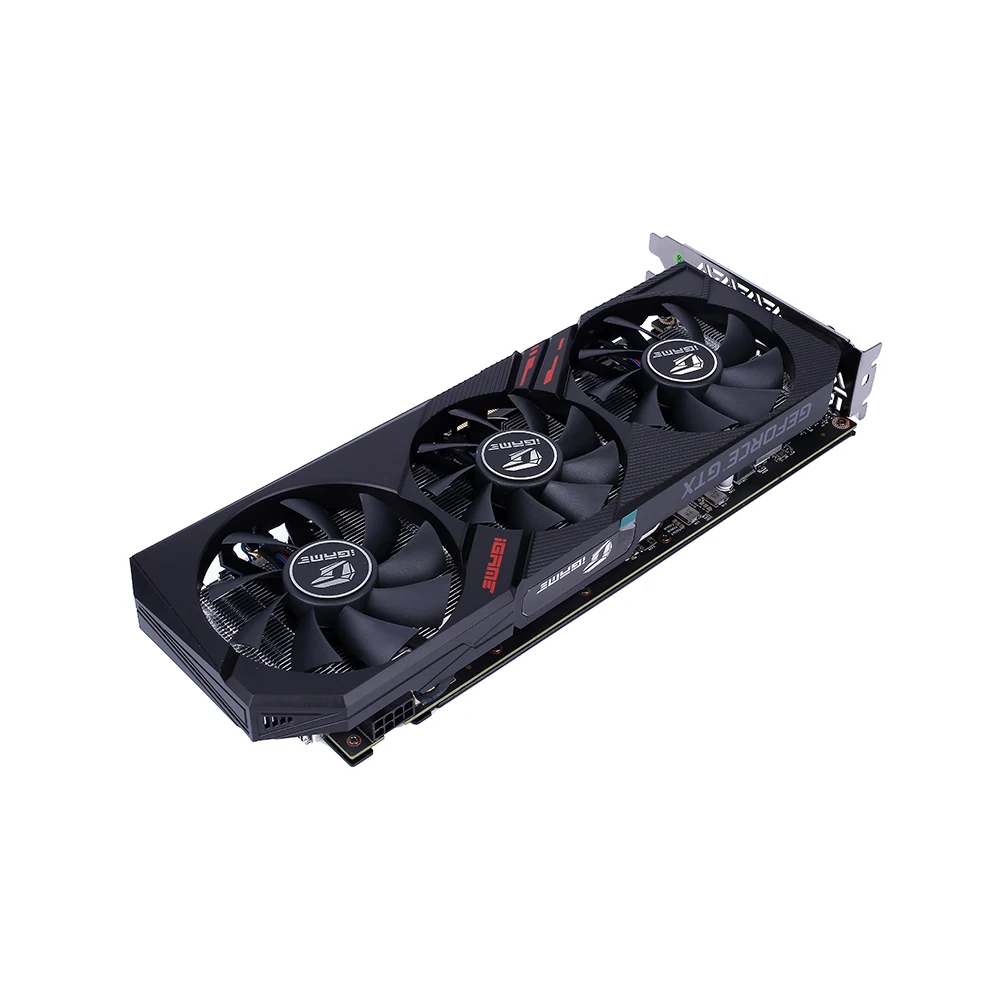 Цветная графическая карта iGame GeForce GTX 1660 SUPER Ultra 6G 1830 МГц GDDR6 6 ГБ RGB светильник с одним ключом