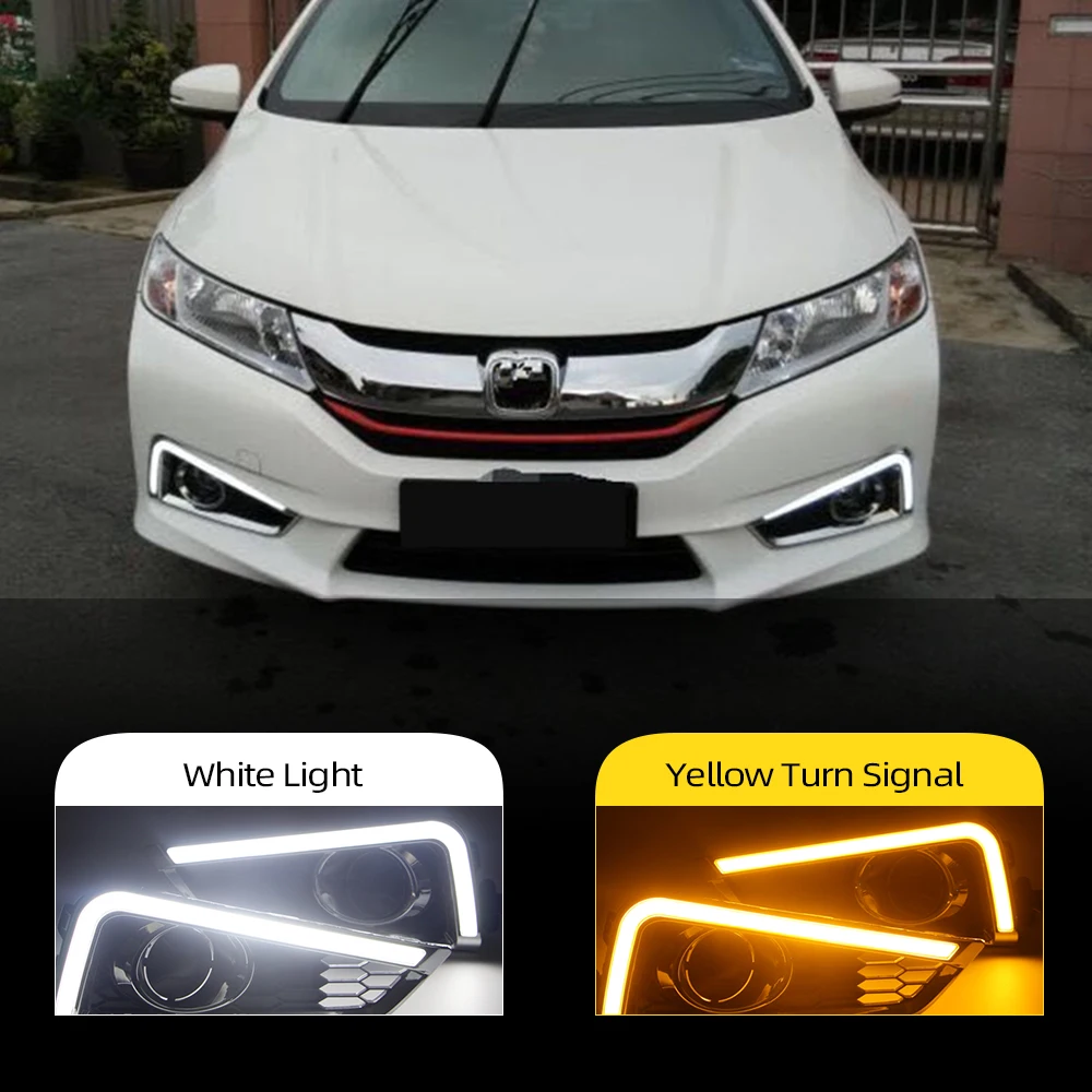 Автомобильная проблесковая 1 комплект Светодиодный дневной светильник LED DRL с