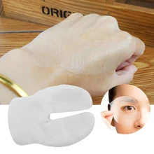 50 шт./упак. DIY питают одноразовые хорошо впитывающей влагу шелк укрепляющий натуральный увлажняющий ультратонкий мягкий чехол-средства для ухода за кожей маска Бумага