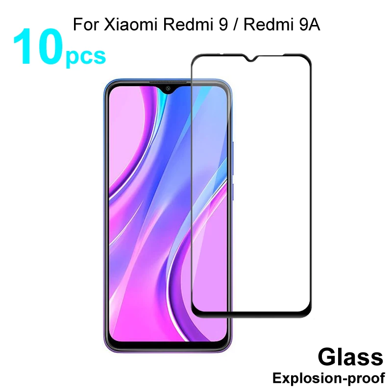 Полное покрытие закаленное стекло для Xiaomi Redmi 9A 9 Защитное экрана 9A|Защитные