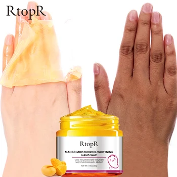 

Mango Moisturizing Hand Wax Whitening Skin Hand Mask Repair Exfoliating Calluses Film Anti-Aging Hand Skin Treatment Cream 50g