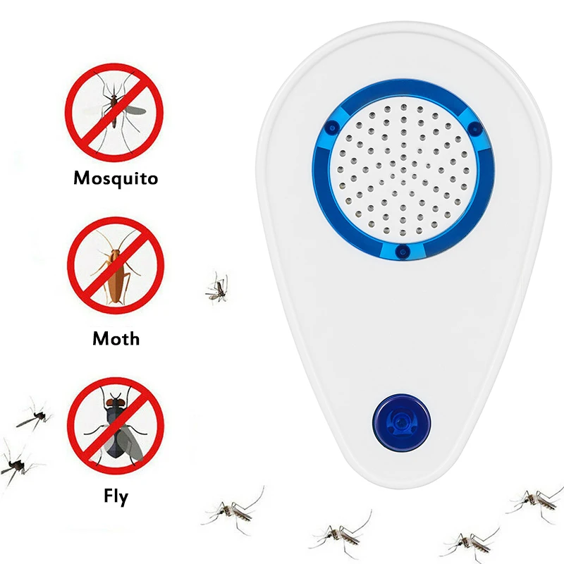 Non-toxic Electronic Cat Ultrasonic Anti Mosquito Insect Repeller Rat Mouse Cockroach Pest Reject Repellent Garden Supplies | Дом и сад