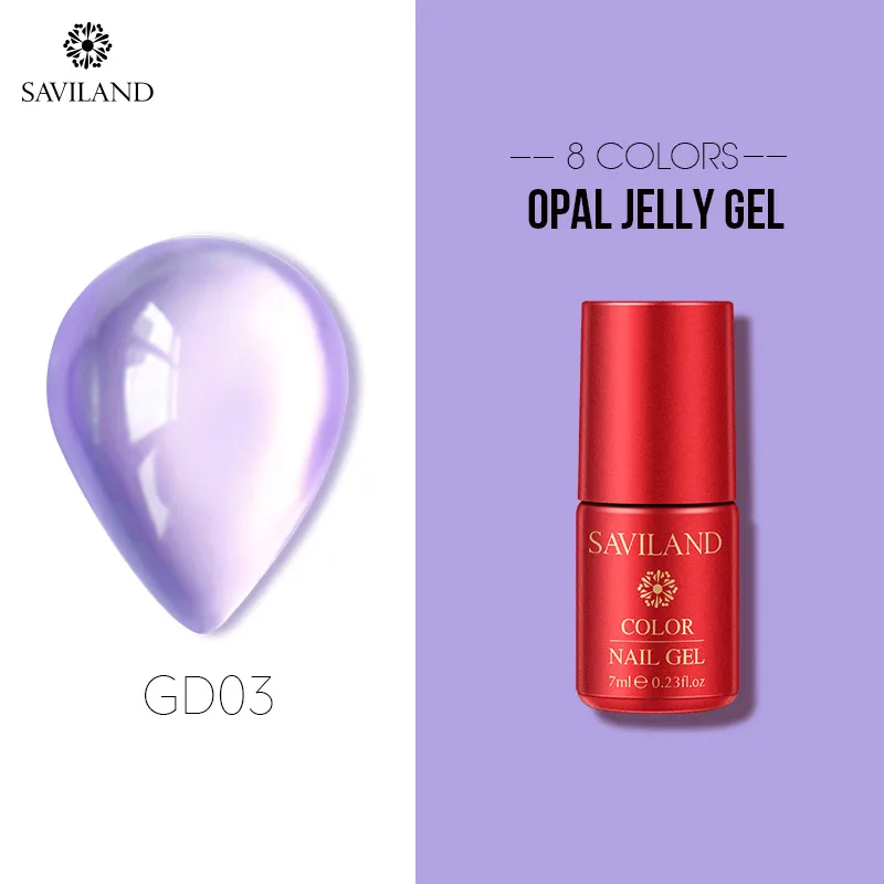 7ml GD03 Прозрачный Гель-лак для ногтей Vrenmol, Опаловый Желейный Гель-лак, прозрачный молочно-белый белковый УФ-гель, Полупостоянный Гель-лак - Цвет: 7ml GD03