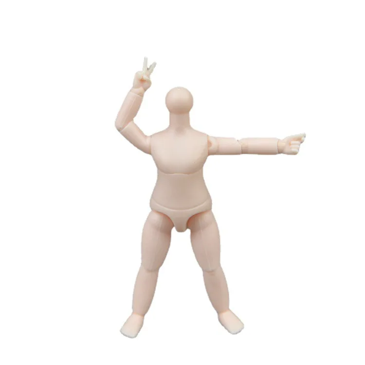 Small Mini Ob11 Doll Body 1/12 Bjd Doll White Skin 9.5cm Height Multi-joint Body bjd dolls mini figure toys mini resin dolls mini dolls toys