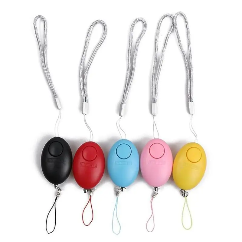 

Egg Shape Self Defense Keychain Personal Alarm Emergency Survival Device
