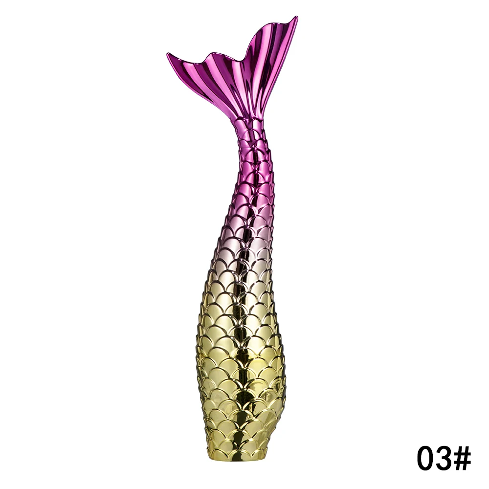 Mermaid Tail Lip Gloss and Balm Containers - Travel-Friendly Cosmetic Tubes