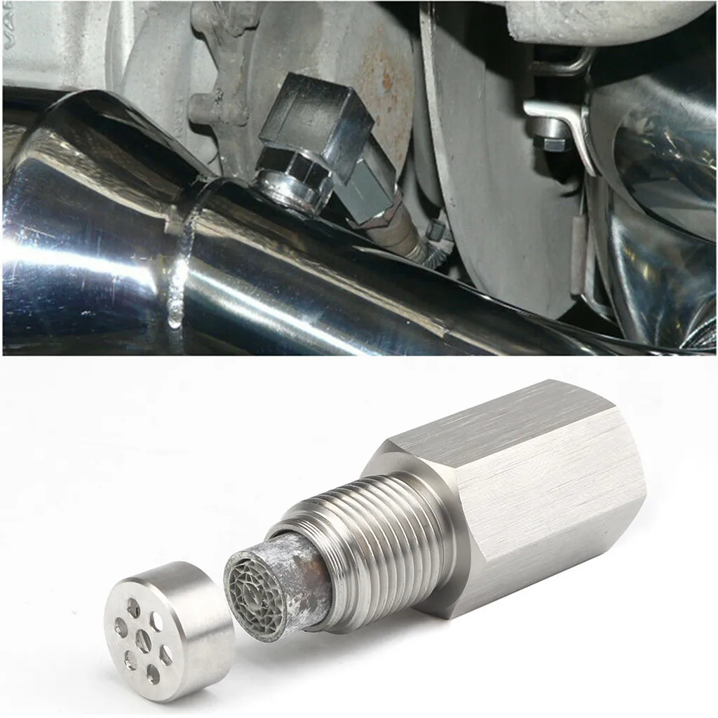 

1pcs Oxygen Sensor Spacer Adapter Bung Catalytic Converter Fix Check Engine Light Converter Stainless Steel New Brand #N