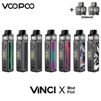 

Original VOOPOO VINCI X Mod Pod Kit E Cig 70w Vape with 5.5ml VINCI Pod PnP VM1 and VM4 Coil E Cigarette Vs Voopoo Vinci Mod