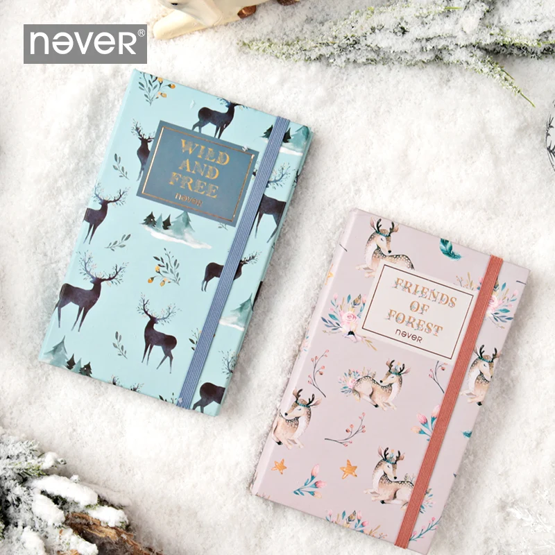 Никогда не Рождественский тематический блокнот симпатичный олень лось для