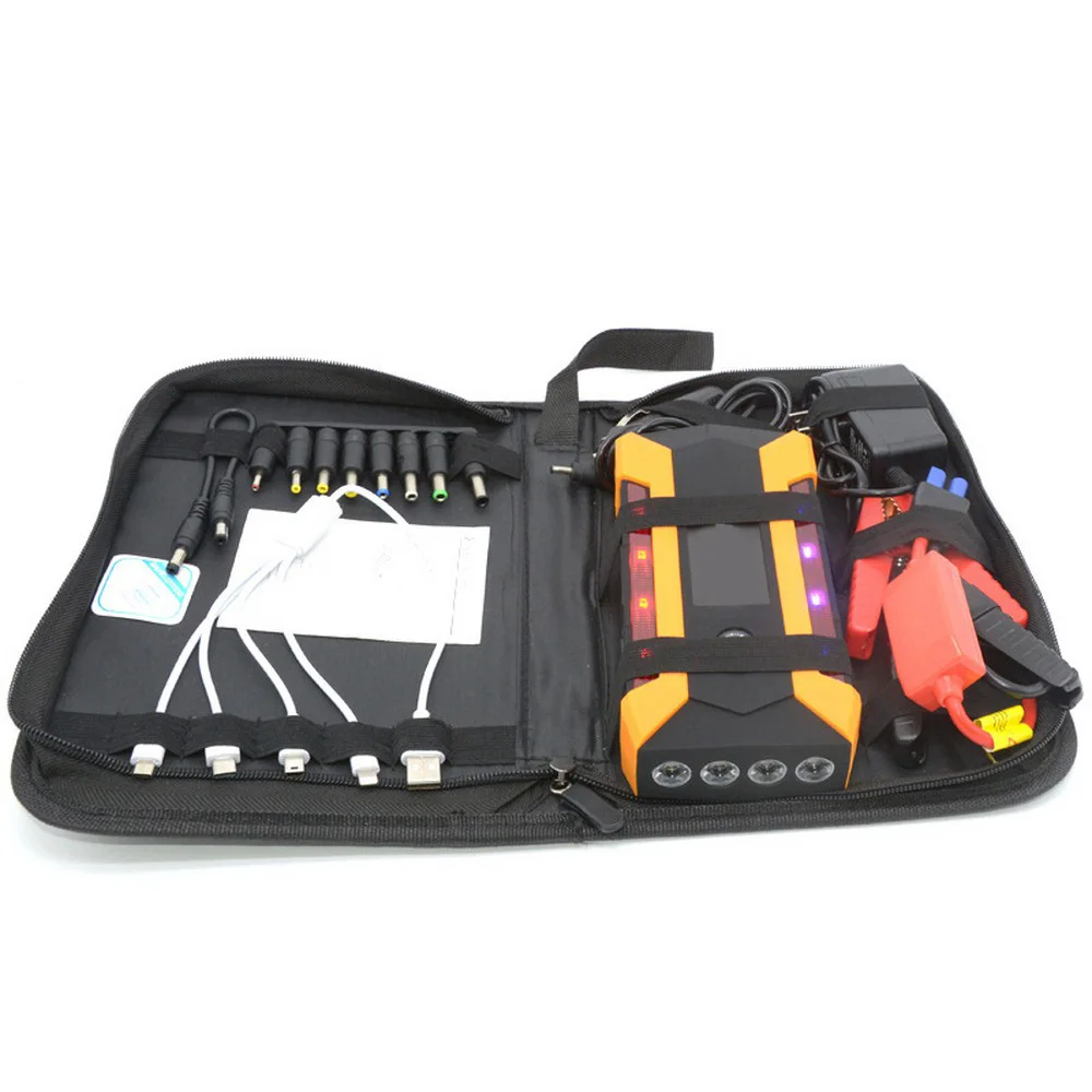 Orange bag 600A 89800 мАч пусковое устройство, внешний аккумулятор, стартер, автомобильный аккумулятор, аварийное зарядное устройство, 12 В, многофункциональный аккумулятор - Цвет: Orange bag