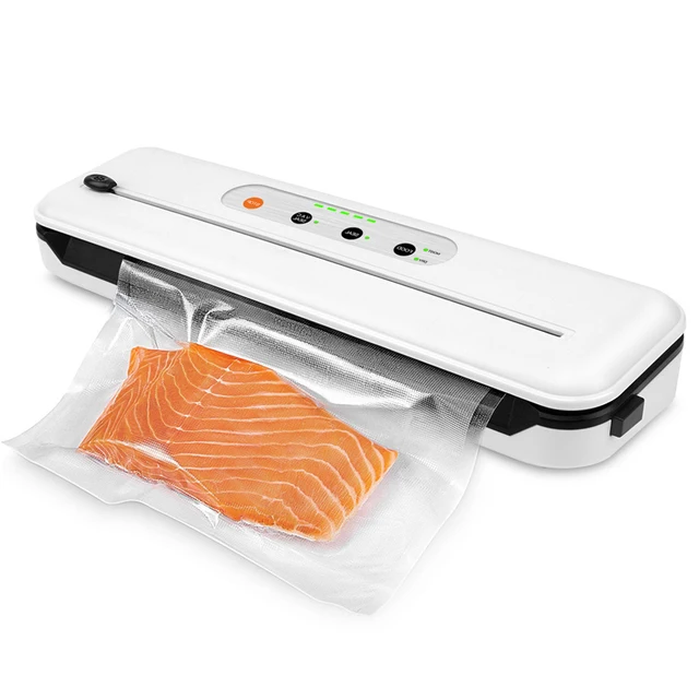YUMYTH Household Food Vacuum Sealer Packaging Machine Sous Vide Bags Vacuum Packaging Packer Vacuum Bags for Food Storage T287 11 PC White