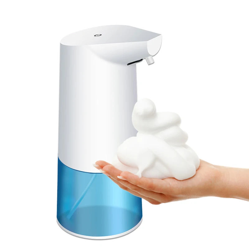 350ml Hand Free and Battery Operated Soap Dispenser with Smart Sensor and Extremely Rapid Foaming for Kitchen and Bathroom