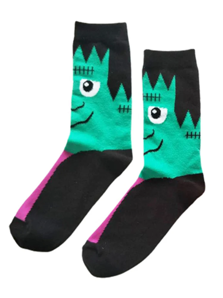 Cosplay&ware Bats Pumpkin Cartoon Socks Men Knee-high Halloween Cosplay Cotton Crew Spring Autumn Casual -Zentai shop online He6899bcb230640d685d5c239360ac679D.jpg