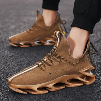 

Autumn New Patent Blade Series Sports Shoes Cushioning Running Shoes for Men Wearable Athletic Jogging Shoes Breathable Sneakers