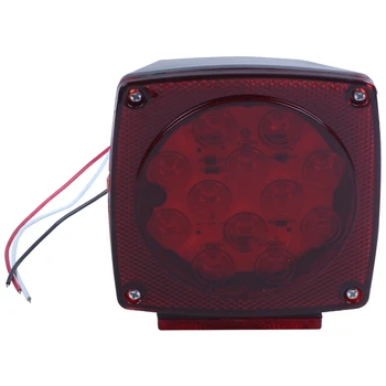 

12V Led Submersible Trailer Tail Light Truck Rear Tail Light Warning Lights Lamps Replacement Left Curb Side