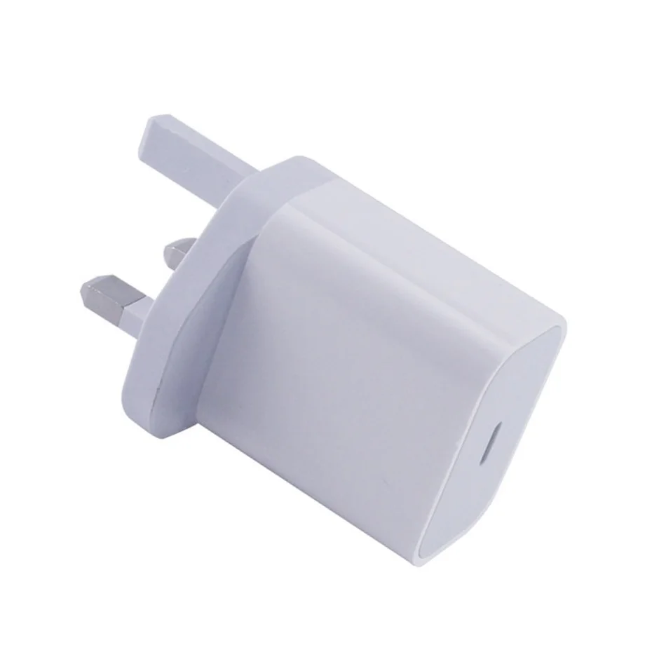 18 Вт PD 3,0 зарядное устройство usb type C US EU UK адаптер для iPhone 11 pro Xs Max Xr 8 Plus Быстрая зарядка питания type-C для Apple зарядное устройство - Тип штекера: Великобритания