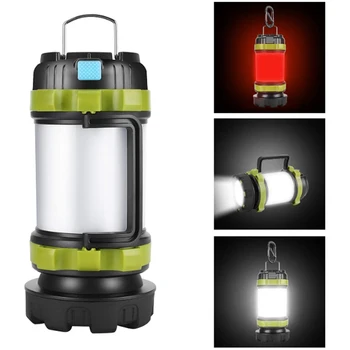 

USB Rechargeble Battery Handheld Lamp Multifunctional Outdoor Emergency Light Camping Riding Hiking Waterproof Lamps