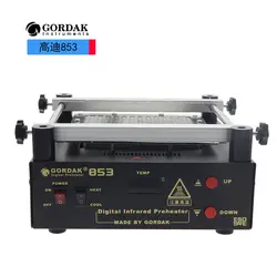 Новое обновление GORDAK 853 инфракрасный высокой мощности preheating станция PCB распайки BGA ESD паяльная станция