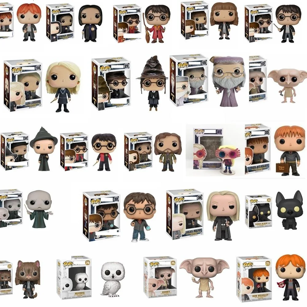 Funko POP Новинка Draco Malfoy Harri Potter Moaning Myrtle Ограниченная серия виниловые куклы фигурка