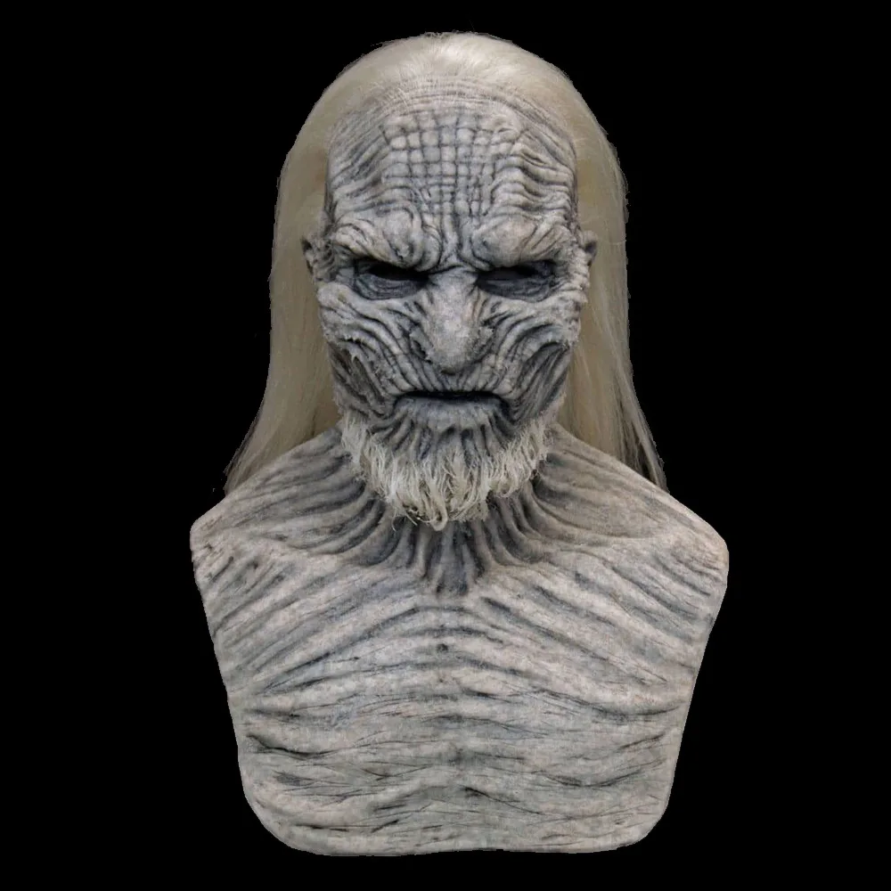 Game of Thrones Mask White Walkers Mask Cosplay Night King Zombie Latex  Masks with Wigs Halloween Party Costume - China Game of Thrones Mask and  Night's King Mask price
