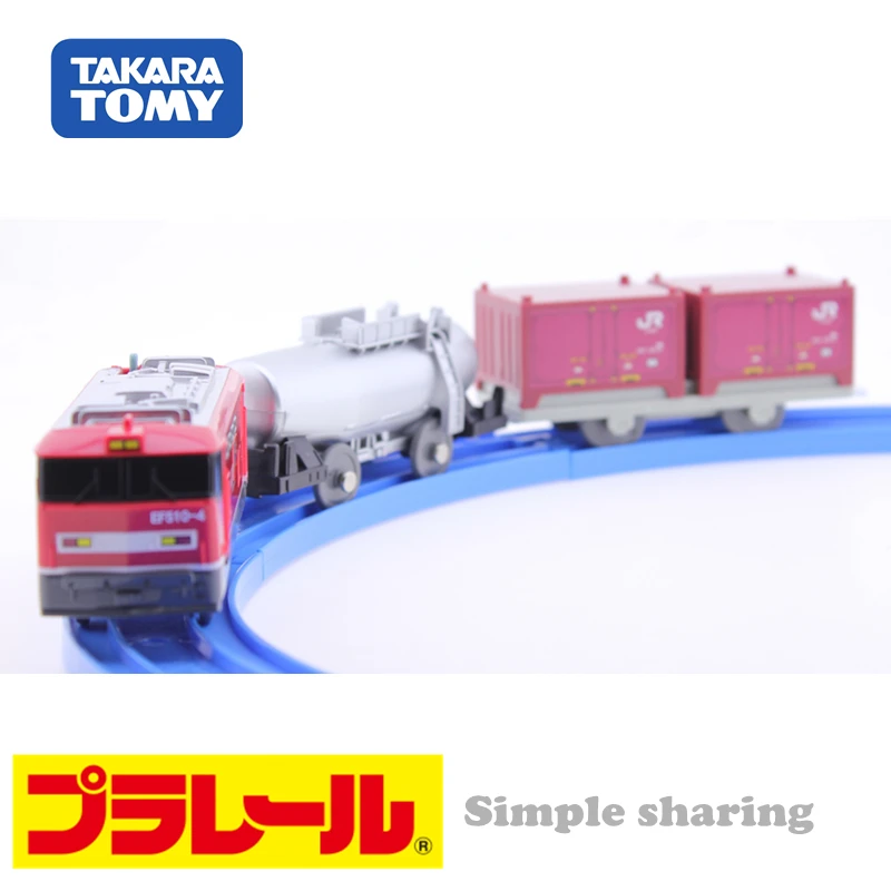 Takara Tomy Pla Rail Plarail S-39 EF 510 красный гром Япония железнодорожный поезд моторизованный Электрический локомотив модель игрушки