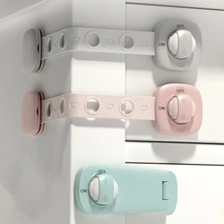 Serrure de sécurité multifonction pour enfants, Anti pincement pour bébé, verrouillage de tiroir à main, verrouillage de porte d'armoire de toilette, interrupteur rotatif 