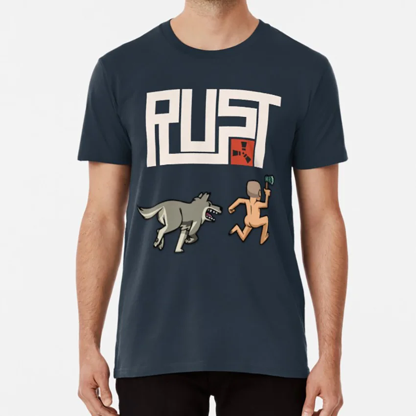 

Rust players be like T shirt rust wolve funny comic fanart axe rust game rust the game rust life rust roc