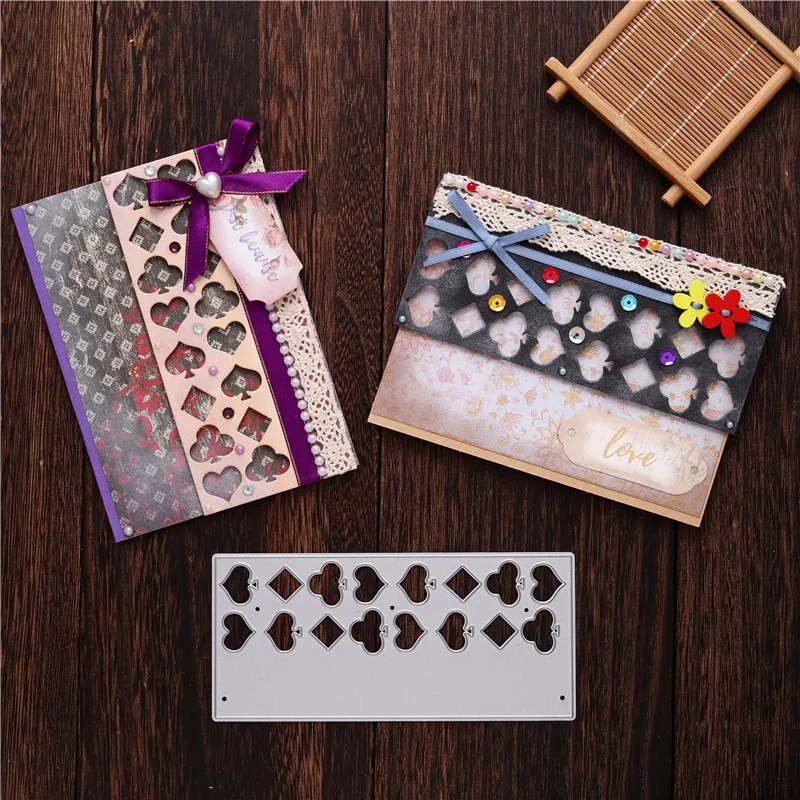 

CJCrafts Border Frames Rectangle Card Making Scrapbooking Dies Metal Crafts Layering Metal Cutting Dies Greeting Card Handmade