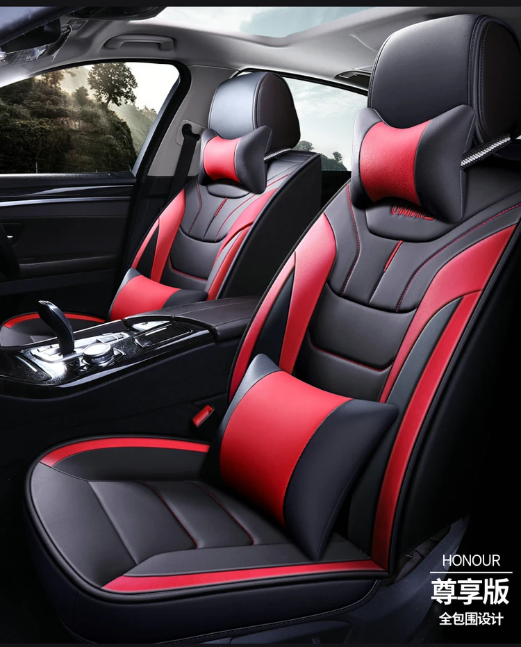 Чехлы для автокресел из искусственной кожи с полным покрытием для Mitsubishi outlander sport outlander pajero sport