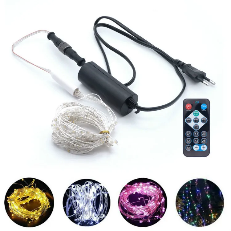 

Cross Border New Style LED Modeling Lighting Chain with Sound Control Timbo Decorative Lights RGB Colorful Warm White Color Full