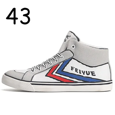 Chiness Feiyue/Обувь для кунг-фу; дышащая парусиновая обувь на плоской подошве; кроссовки для тхэквондо для женщин и мужчин; спортивная обувь для прогулок; боевые искусства; Feiyue - Цвет: Red and Blue 43