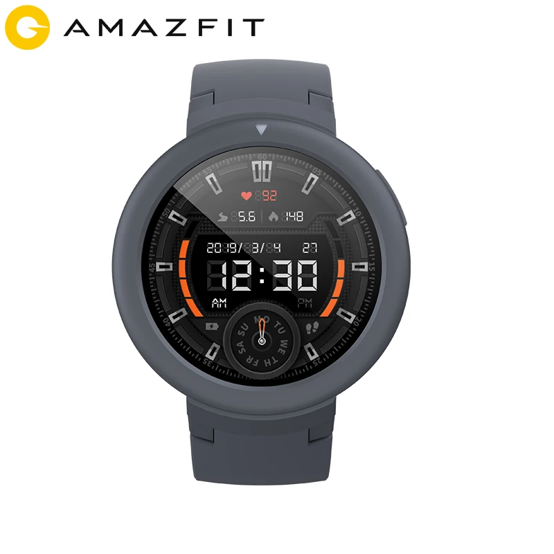 Huami Amazfit Verge Lite Smart Watch 3 GPS waterproof Music Play Call Answer Message Push Heart Rate Monitor Sport Smart Watch