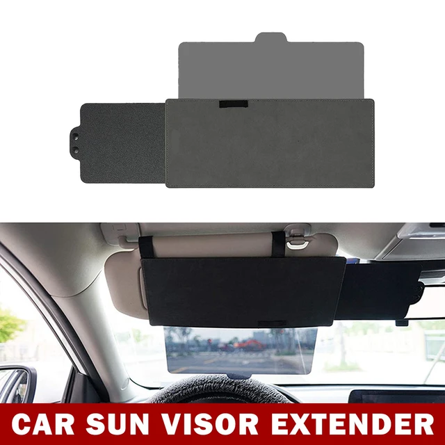 Car Sun Visor Extension Extender Shield Front Side Shade Anti