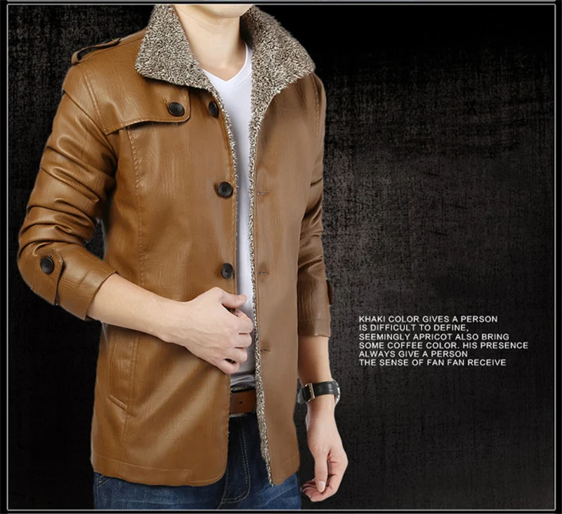 Новые мужские кожаные куртки осенние и зимние повседневные Мотоциклетные Куртки из искусственной кожи байкерские кожаные пальто брендовая одежда размера плюс