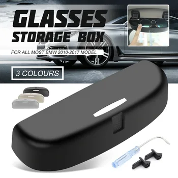 

Multi-color Car Front Roof Glasses Sunglasses Storage Box Case Cover Cap Holder ForBMW X1 X3 X5 X6 1 2 3 4 5 6 7 Series