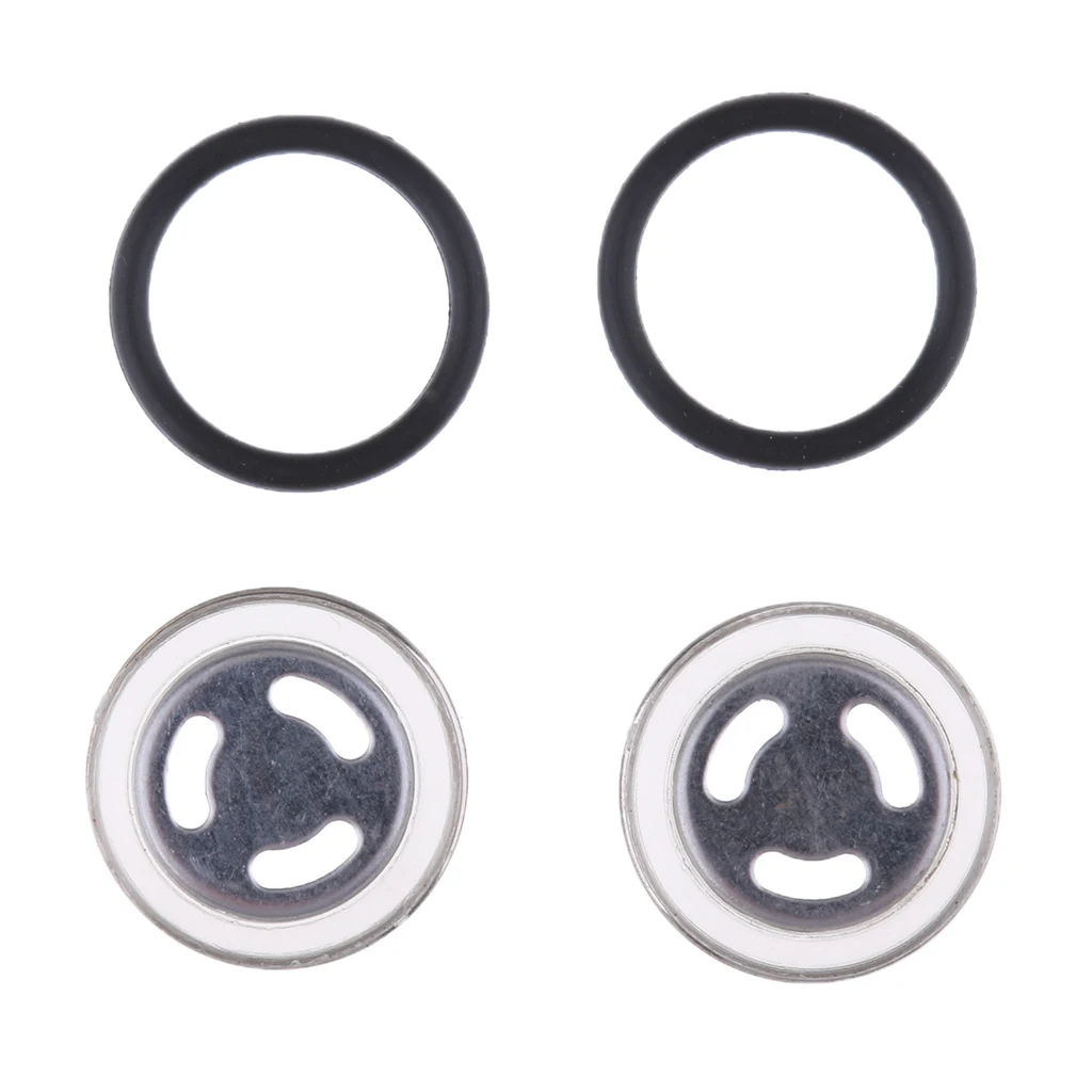 4-Piece Sight Mirror Gasket Rubber Seal Gasket for Master Cylinder Reservoir